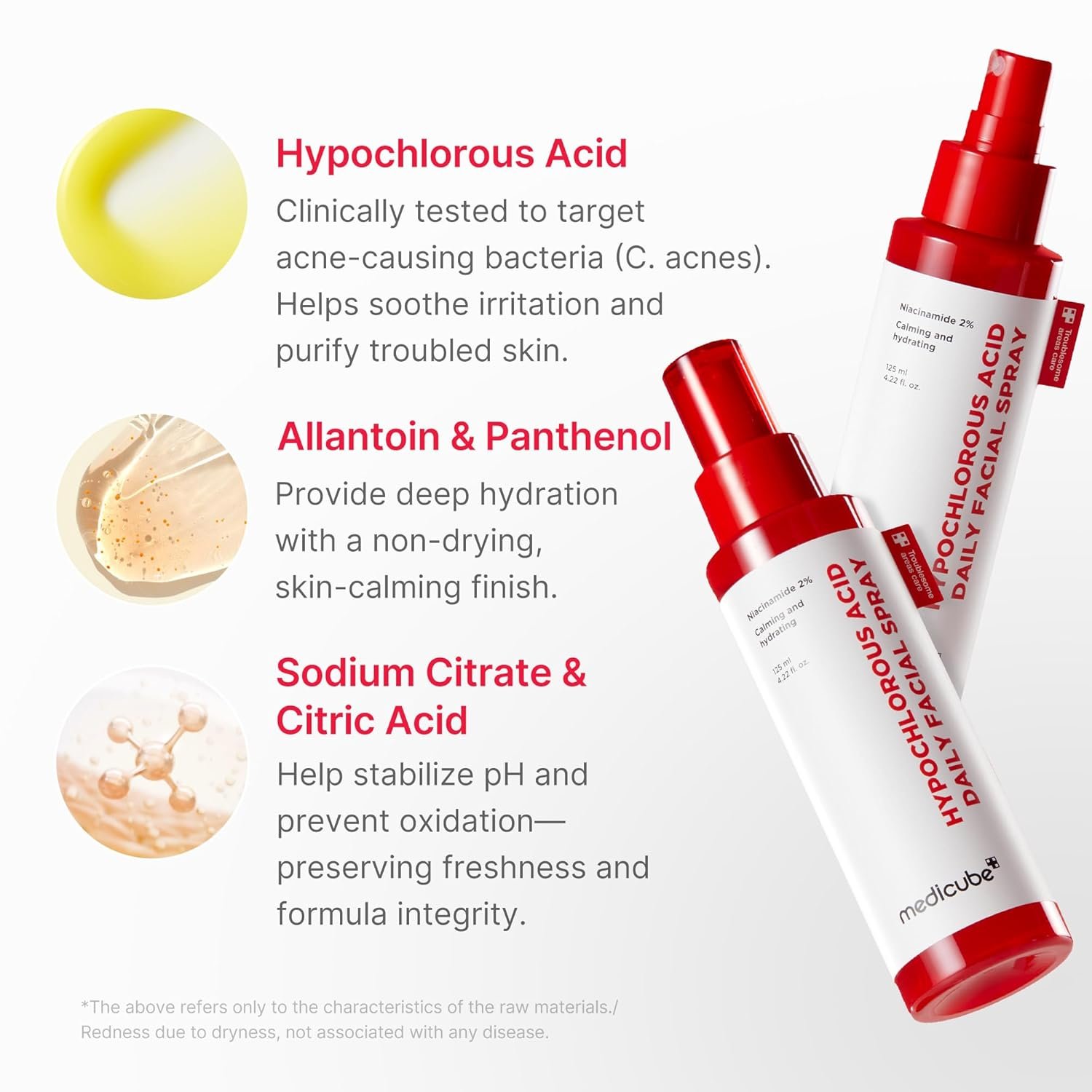 Medicube Power Soothing Spray, Hypochlorous Acid Spray For All Skin Types, Delicate Skin Daily Solution & Post-Sun Care, HOCI Facial Mist for Soothing & Calming