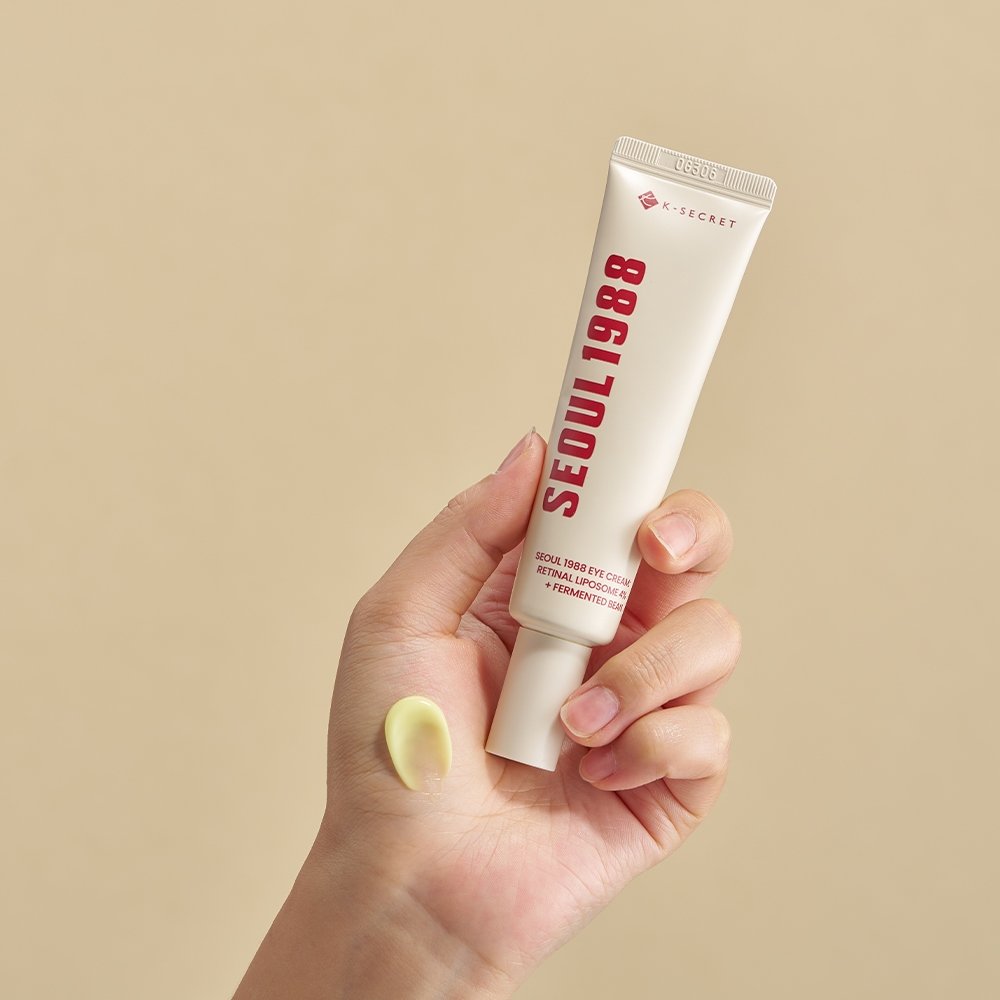 كريم العناية بالعين ليبوسوم من كيه سيكرت K-SECRET SEOUL 1988 Eye Cream : Retinal Liposome 4% + Fermented Bea