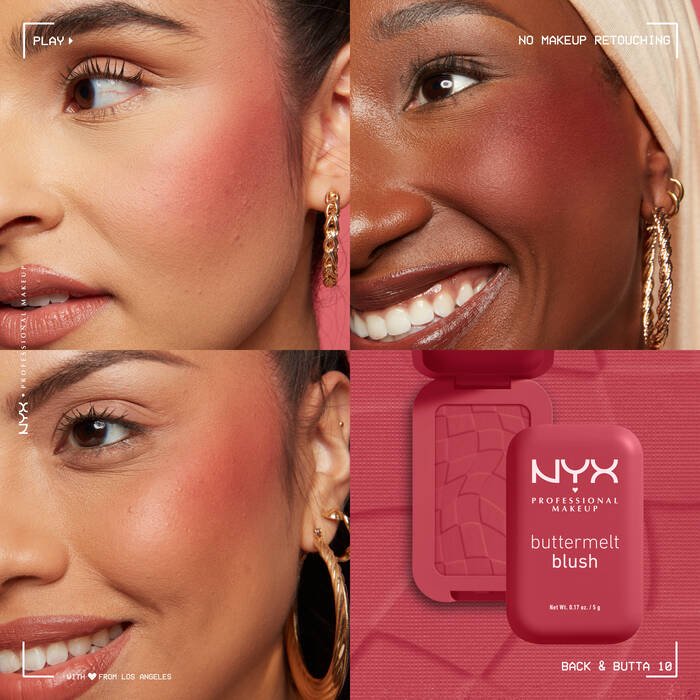 NYX BUTTERMELT BLUSH 10-Back And Butta