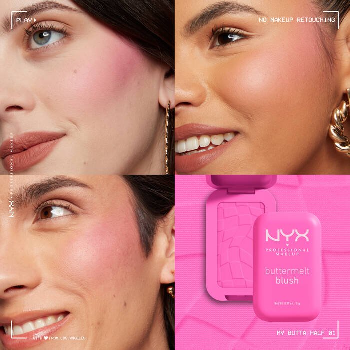 NYX BUTTERMELT BLUSH My 01- Butta Half