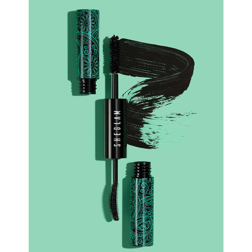 SHEGLAM ALL-IN-ONE VOLUME & LENGTH MASCARA-Waterproof BLACK شيجلام ماسكارا الكل في واحد تكثيف وتطويل الرموش وضد المياه، باللون الأسود