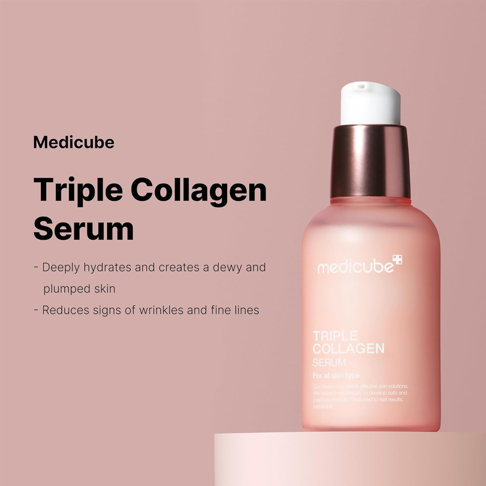 MEDICUBE TRIPLE COLLAGEN SERUM 55ML ميديكيوب سيروم الكولاجين الثلاثي 55 مل