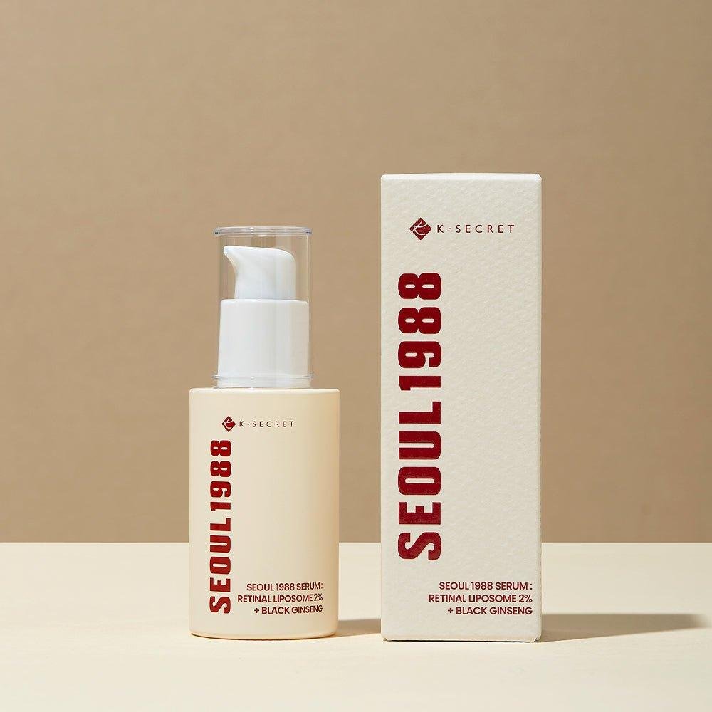 KSECRET SEOUL 1988 Serum : Retinal Liposome 2% + Black Ginseng سيروم محاربة الشيخوخة والعناية بالمسام بالريتينال من كيه سيكريت