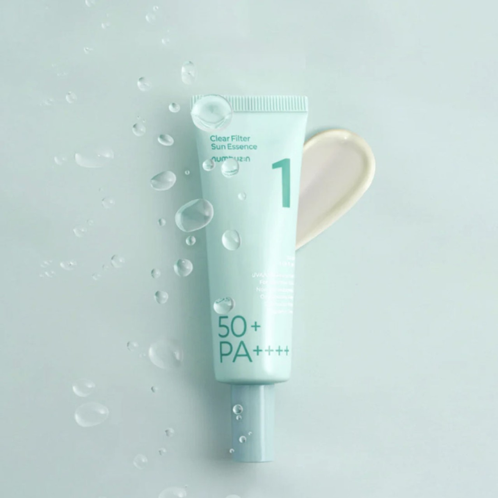 NUMBUZIN – No.1 Clear Filter Sun Essence (SPF50+/PA++++) 50ml  واقي شمس كيميائي من نمبوزين