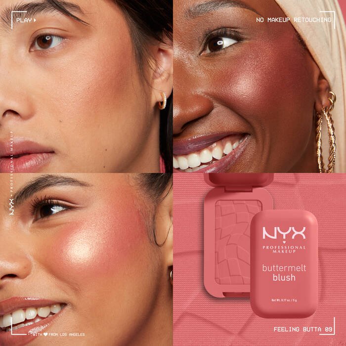 NYX BUTTERMELT BLUSH 09-Feeling Butta
