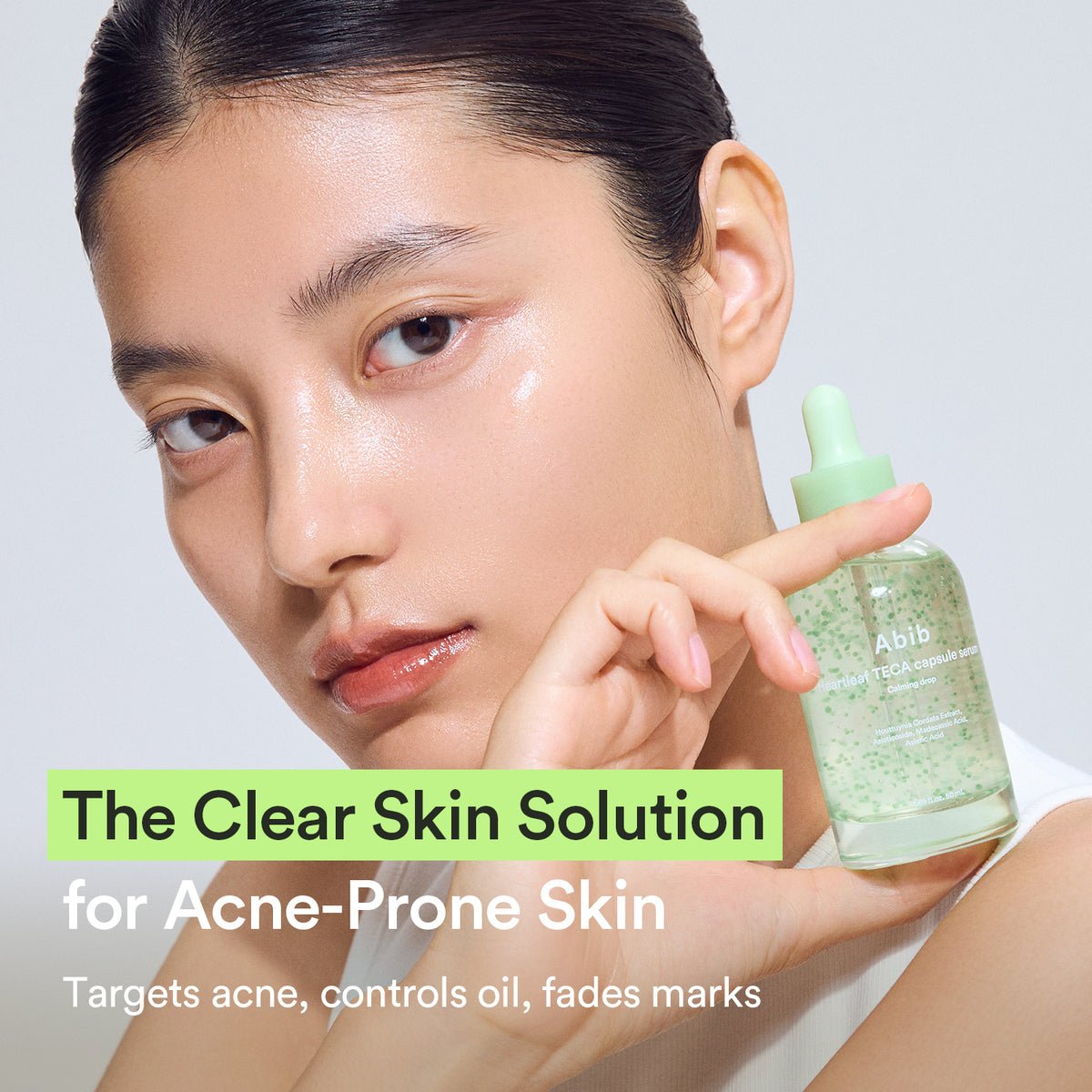 Abib Heartleaf TECA capsule serum Calming drop 50ml سيروم مستخلص السيكا لتهدئة البشرة