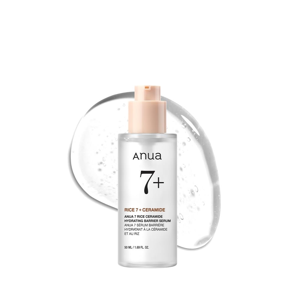 سيروم +7 بخلاصة الأرز والسيراميد لحاجز البشرة من انوا | ANUA 7+ Rice Ceramide Hydrating Barrier Serum