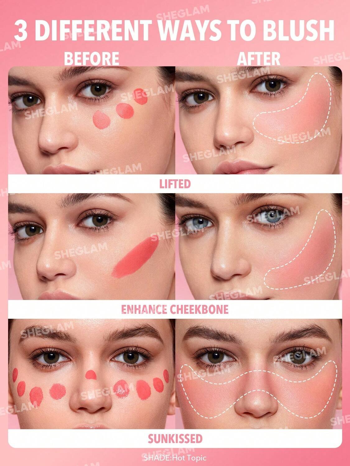 SHEGLAM COLOR BLOOM LIQUID BLUSH بلاشر شيجلام سائل