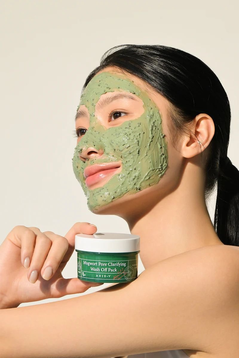 AXIS-Y Mugwort Pore Clarifying Wash Off pack  ماسك الماجورت لتنظيف المسام