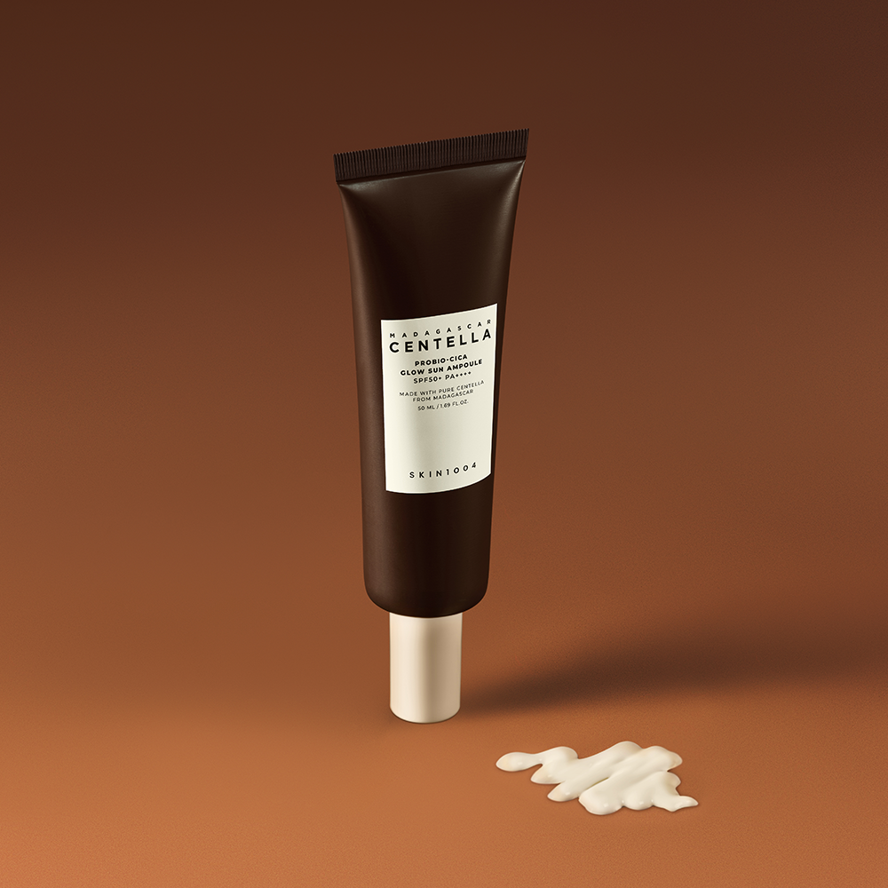 أمبولة بمستخلص السنتيلا و السيكا للحماية من الشمس SKIN1004 Ampoule Solaire Probio-Cica Glow Madagascar Centella 50ml