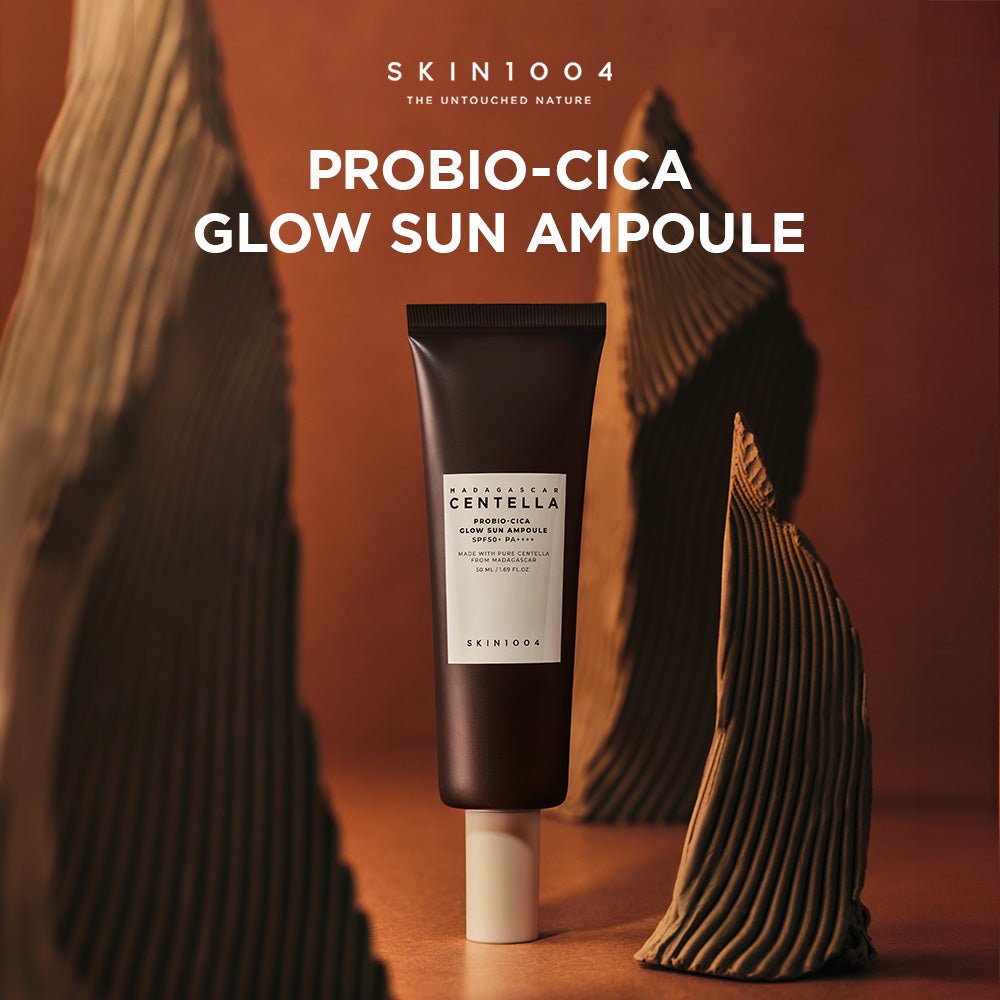 أمبولة بمستخلص السنتيلا و السيكا للحماية من الشمس SKIN1004 Ampoule Solaire Probio-Cica Glow Madagascar Centella 50ml
