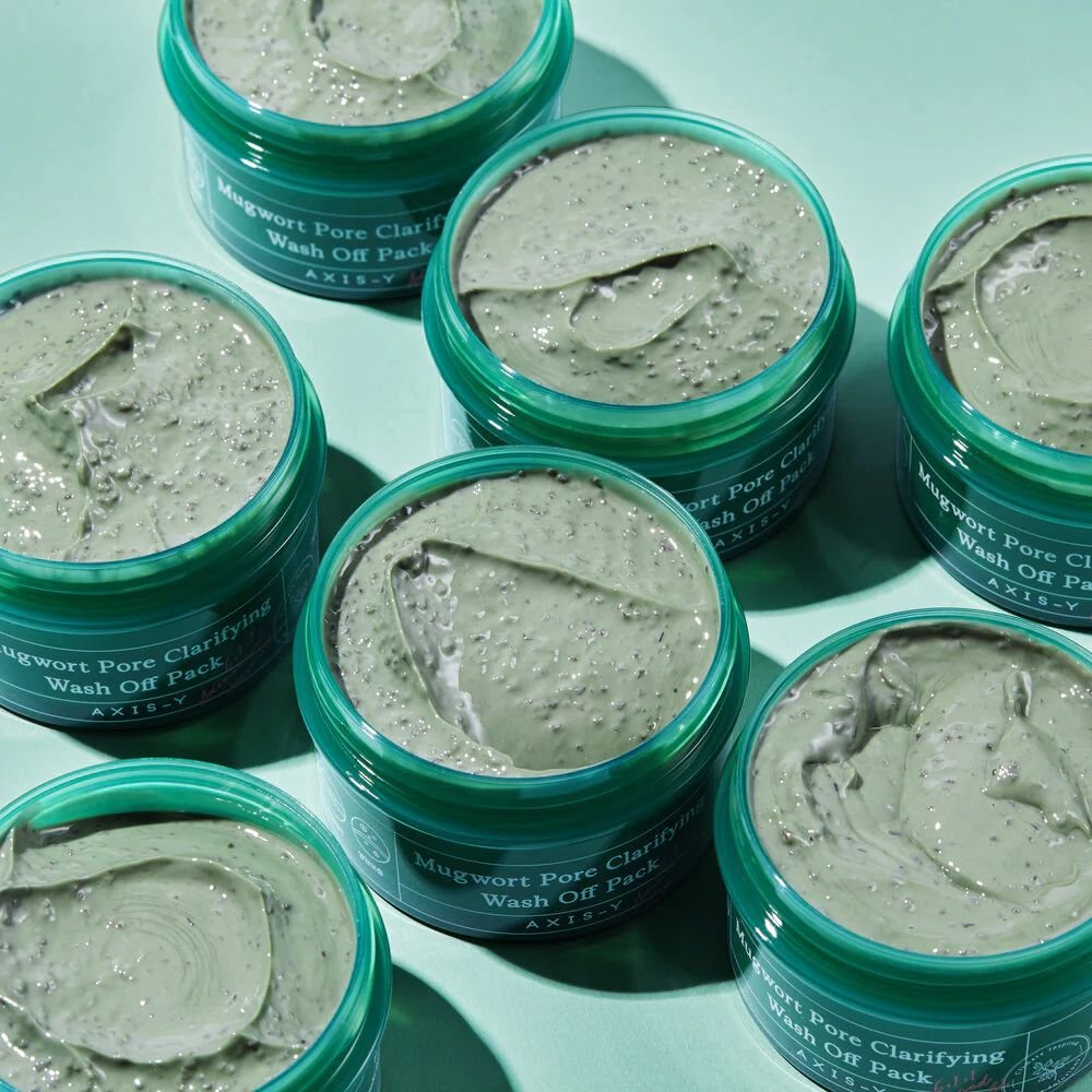 AXIS-Y Mugwort Pore Clarifying Wash Off pack  ماسك الماجورت لتنظيف المسام