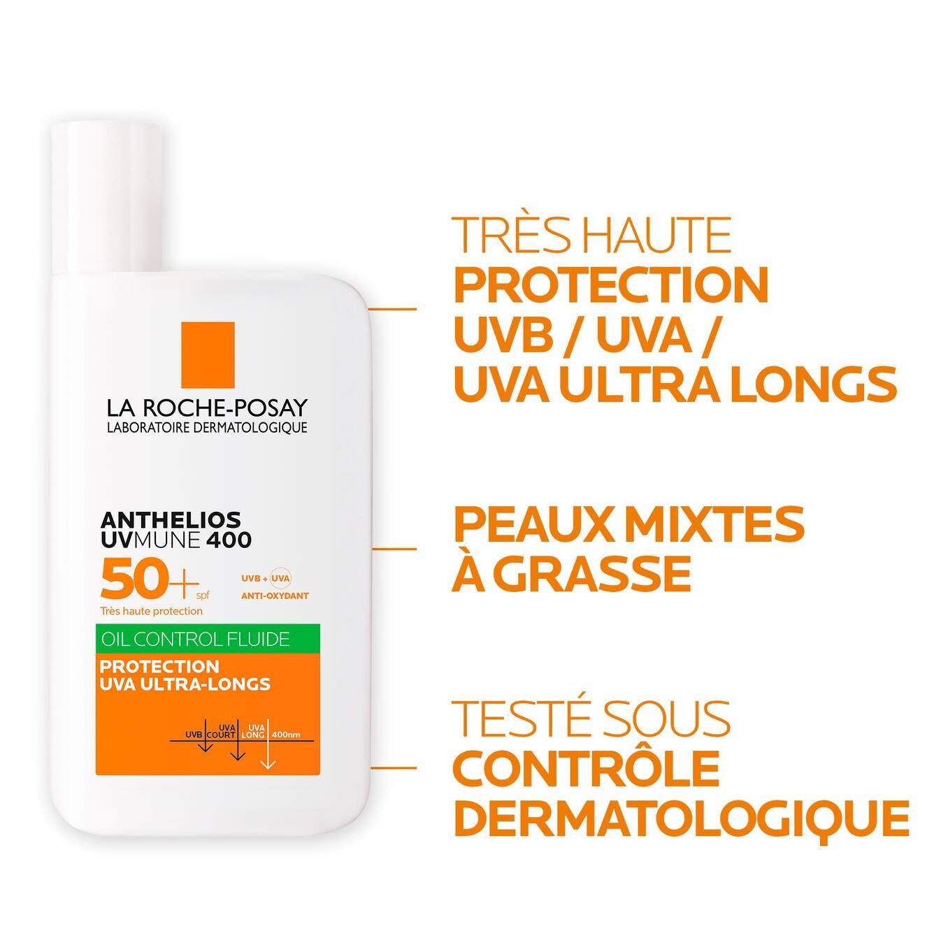 La Roche Posay Anthelios Fluide Oil Control UVmune 400 spf50+