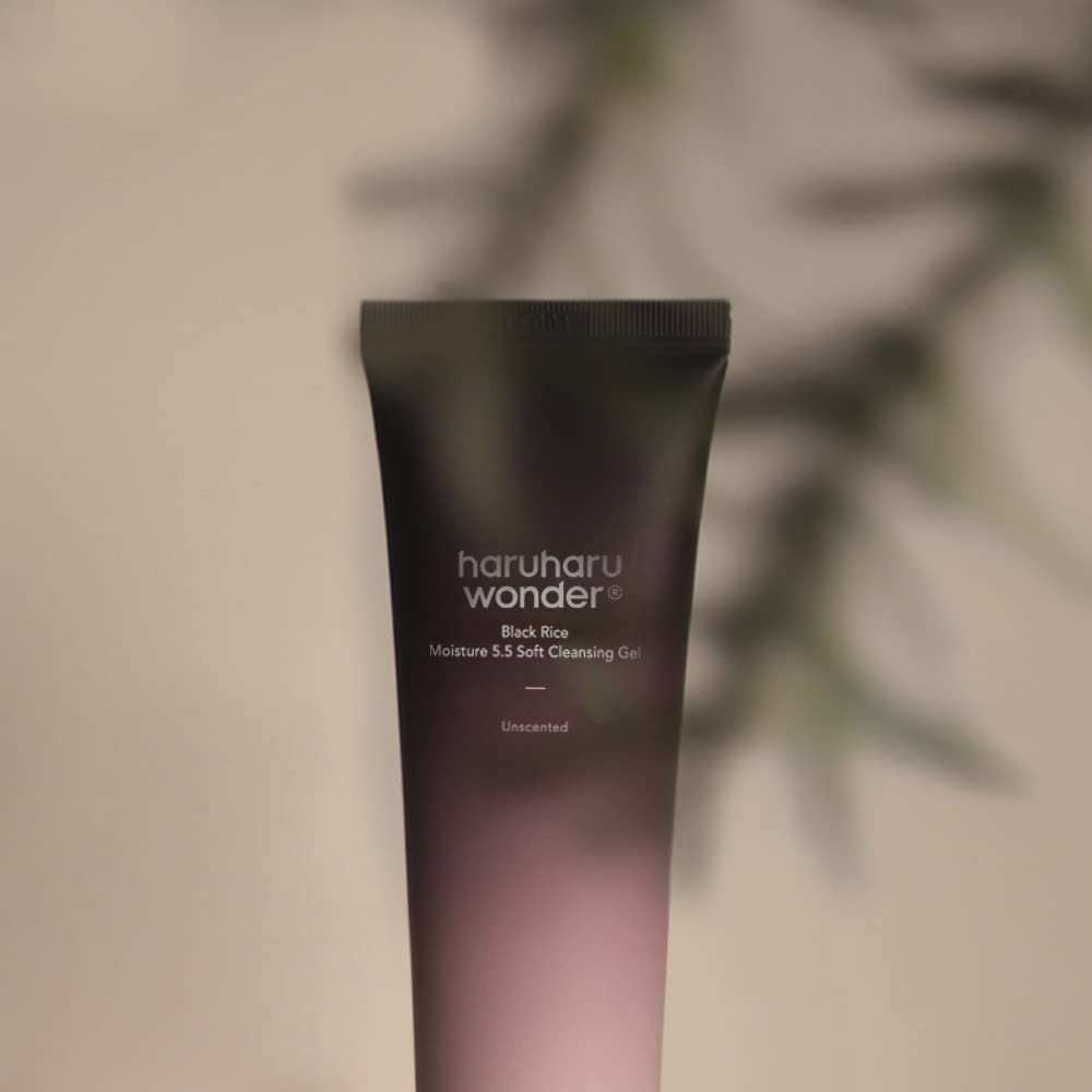 Haruharu Wonder | Black Rice Moisture 5.5 Gel nettoyant doux 100 ml  هاروهارو جل تنظيف ناعم من وندر بلاك رايس مويستشر 5.5 100 مل