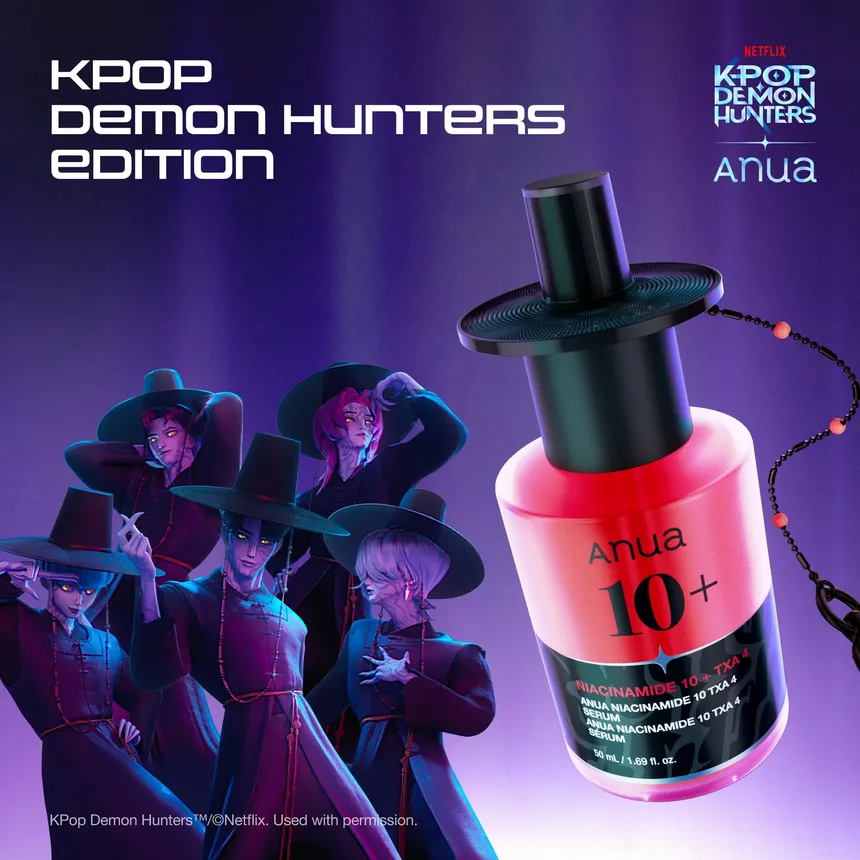 Anua – Kpop Demon Hunters Niacinamide 10 TXA 4 Serum Set 50ml