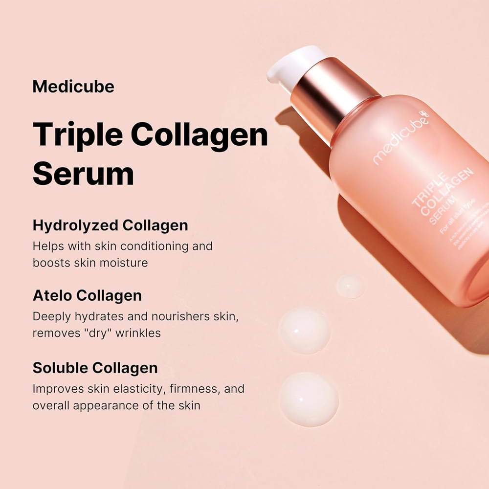 MEDICUBE TRIPLE COLLAGEN SERUM 55ML ميديكيوب سيروم الكولاجين الثلاثي 55 مل