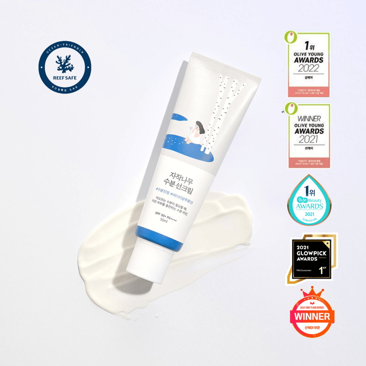 ROUND LAB BIRCH JUICE MOISTURIZING SUNSCREEN واقي شمس راوند لاب المرطب بخلاصة البتولا