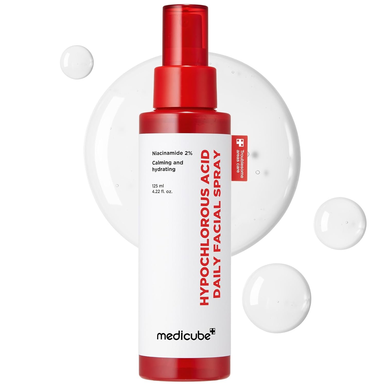 Medicube Power Soothing Spray, Hypochlorous Acid Spray For All Skin Types, Delicate Skin Daily Solution & Post-Sun Care, HOCI Facial Mist for Soothing & Calming