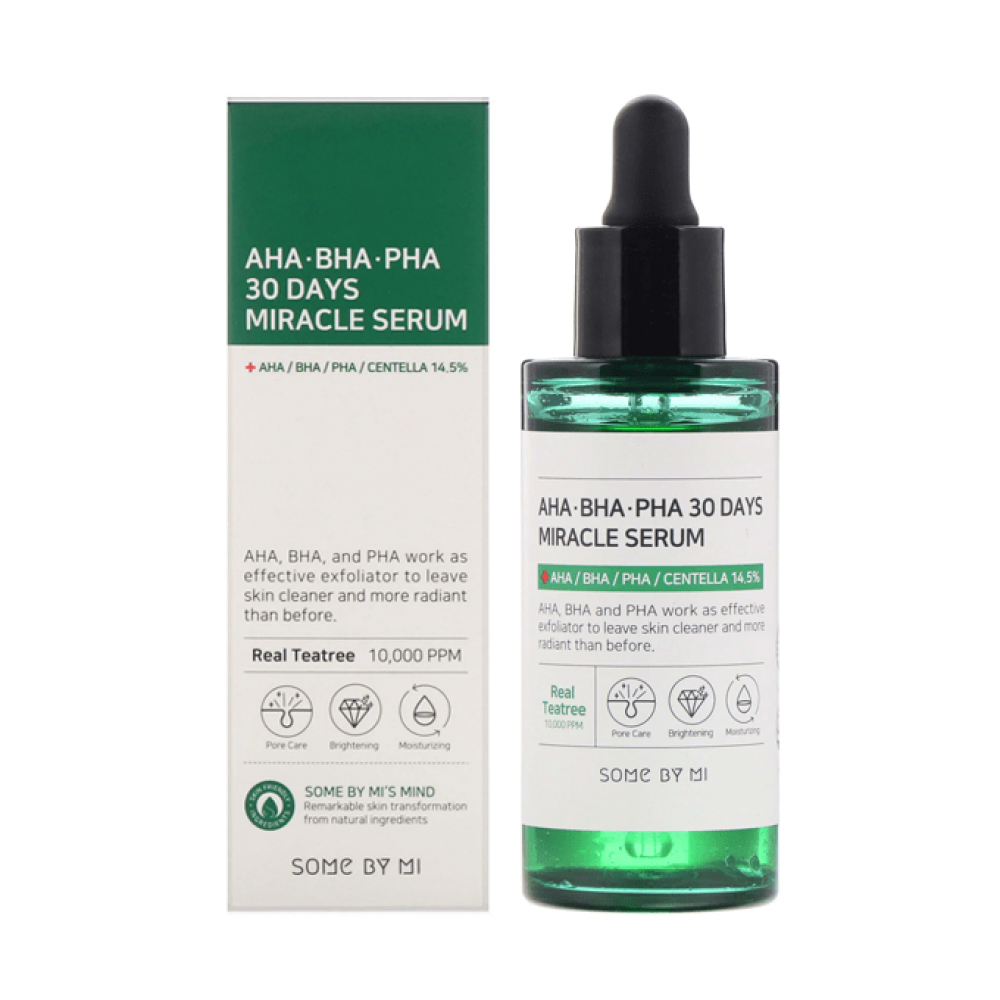 سيروم المعجزة AHA BHA PHA من سوم باي مي 50مل – Some By Mi AHA BHA PHA 30 Days Miracle Serum 50ml