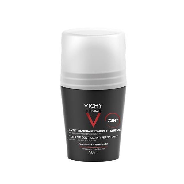VICHY HOMME DÉODORANT ANTI-TRANSPIRANT 72H – ROLL-ON