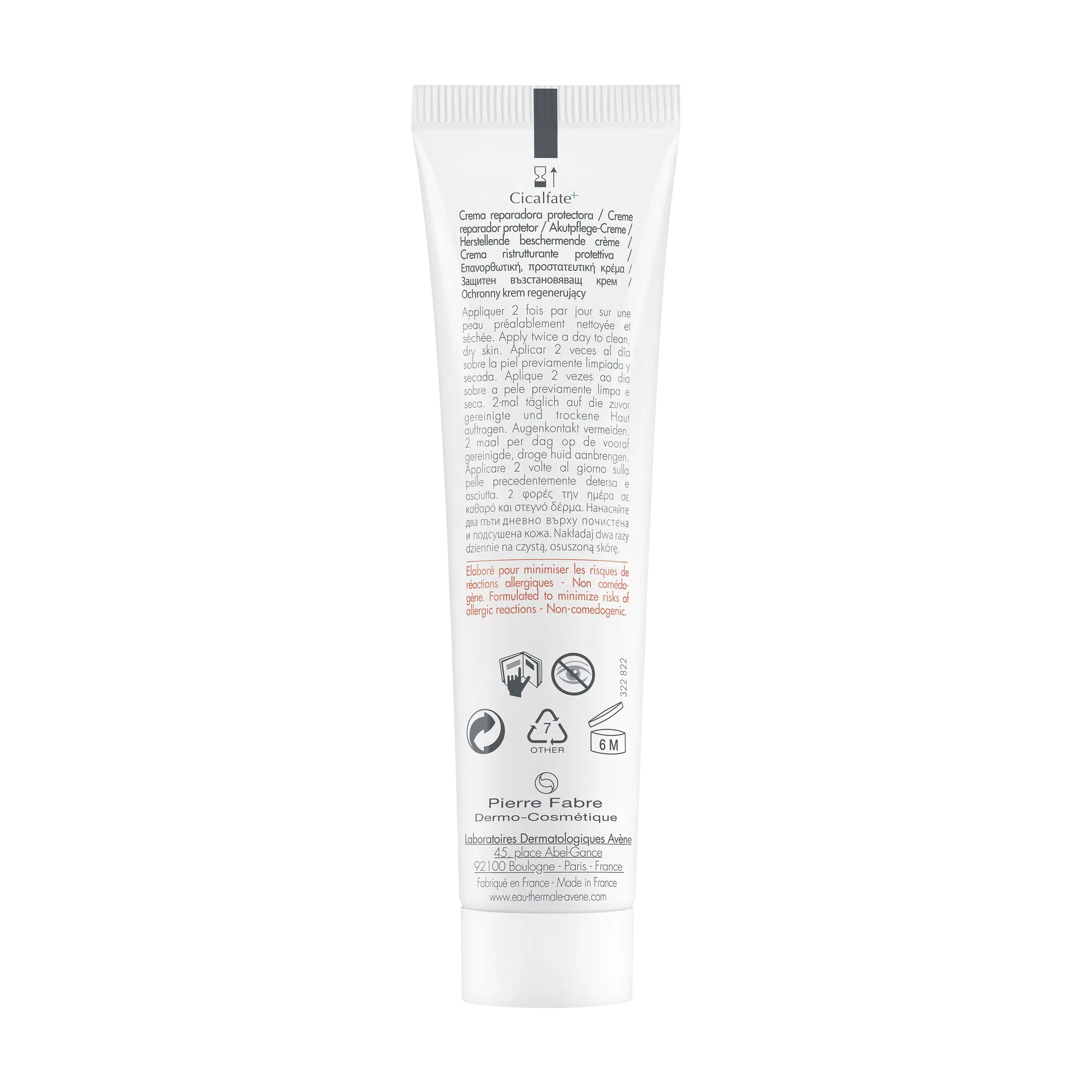 Avène Cicalfate+ Crème réparatrice protectrice 40-100 ml