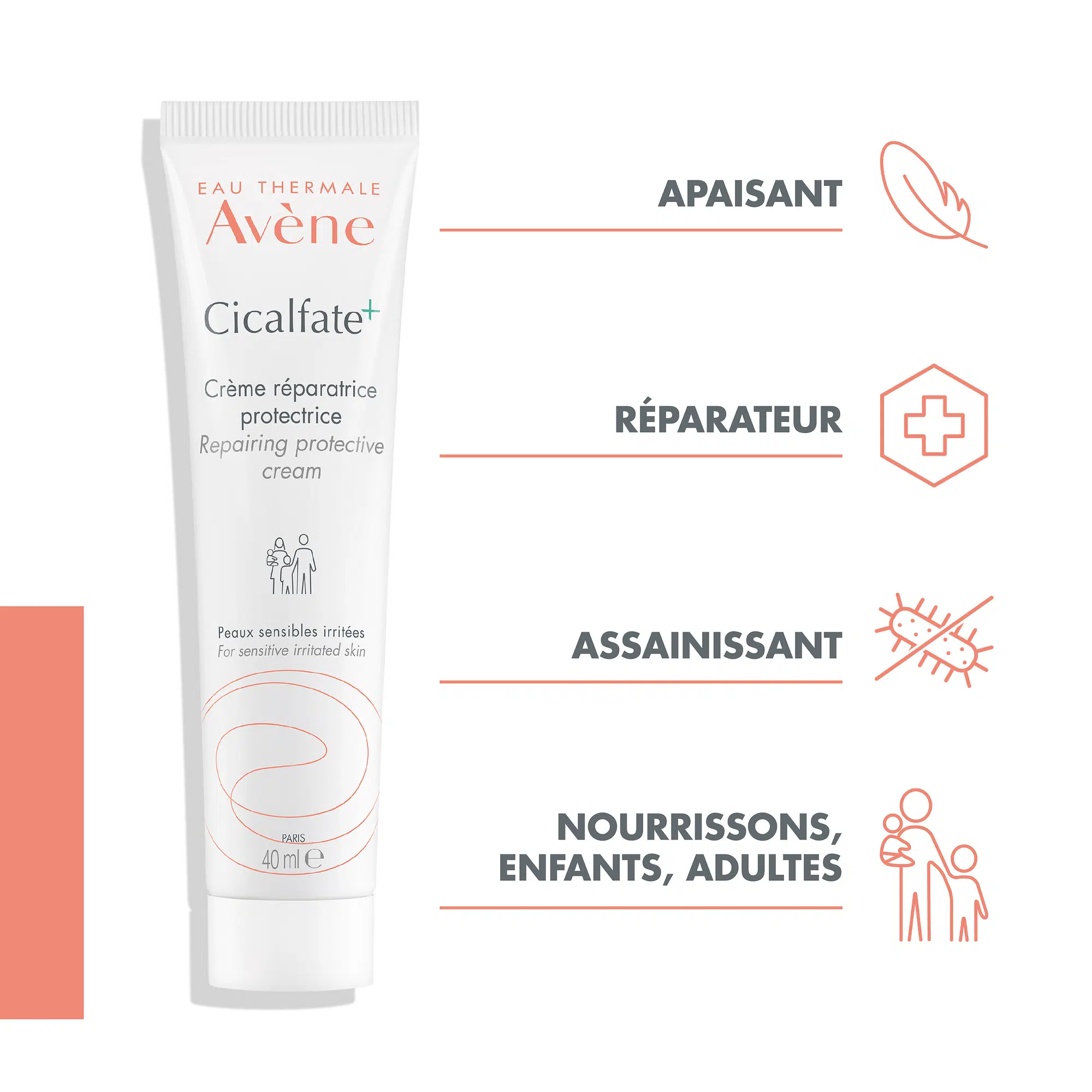 Avène Cicalfate+ Crème réparatrice protectrice 40-100 ml