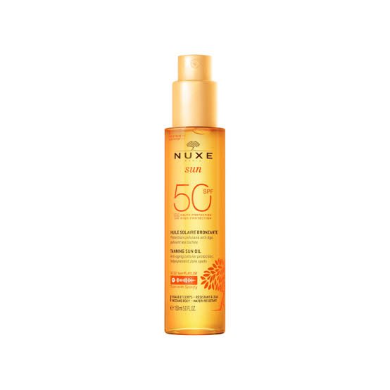 Nuxe Sun Huile solaire bronzante SPF 50 150ml