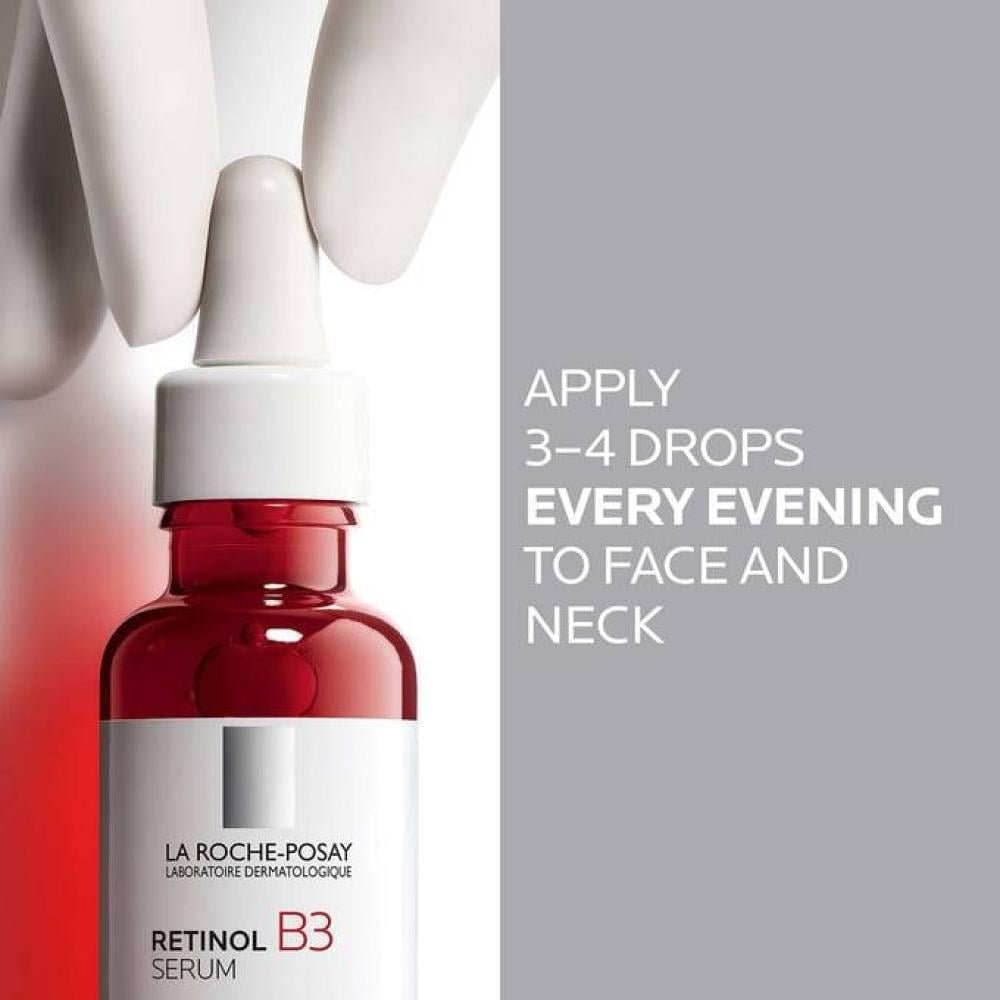 La Roche Posay RÉTINOL B3 SÉRUM ANTI-RIDES  30 ML لاروش بوزاي ريتينول B3 سيروم مجدد للبشرة