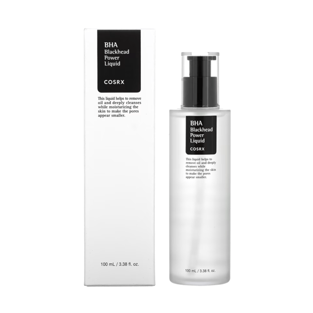تونر BHA للرؤوس السوداء من كوسركس – 100 مل COSRX BHA Blackhead Power Liquid 100ml