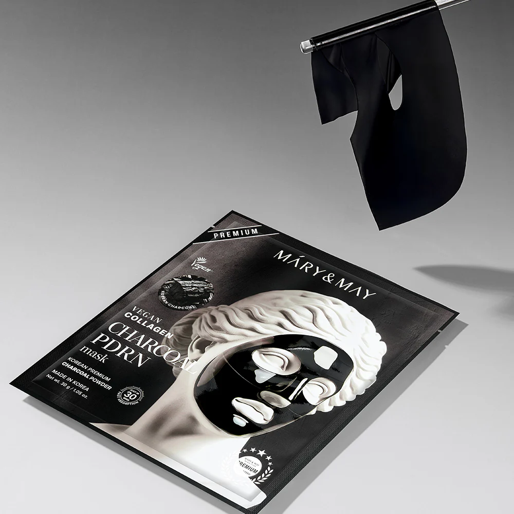 Mary&May Vegan Collagen Charcoal PDRN Mask