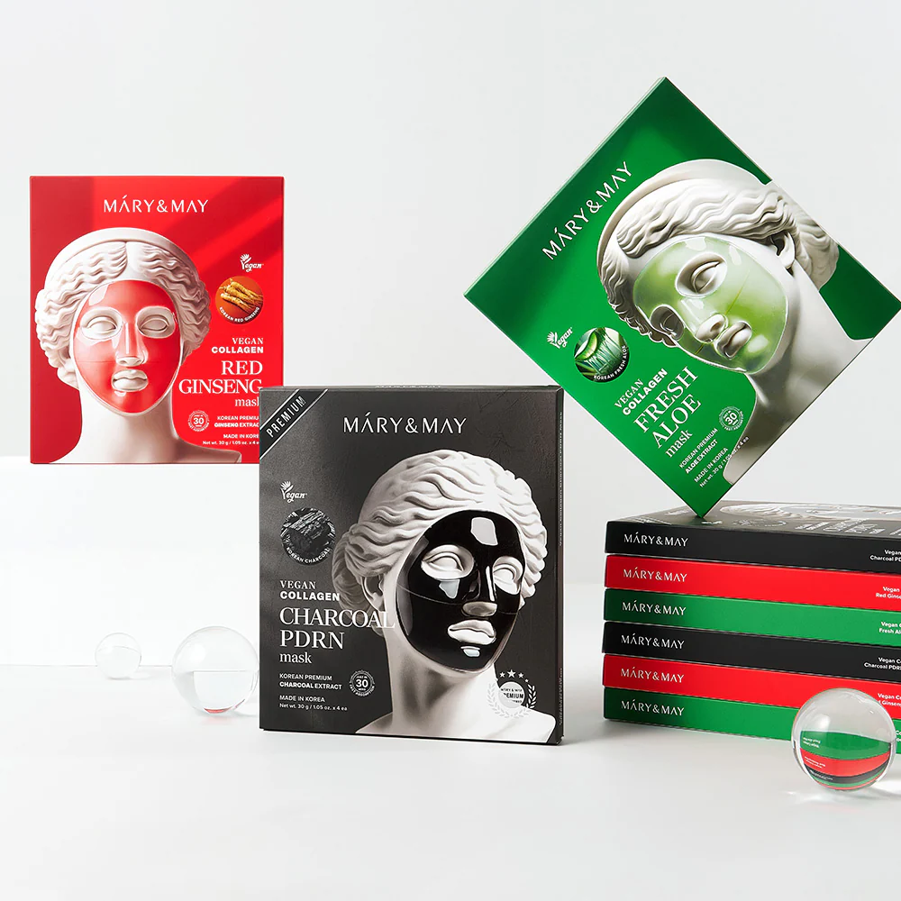 Mary&May Vegan Collagen Charcoal PDRN Mask