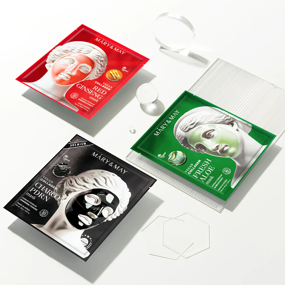Mary&May Vegan Collagen Charcoal PDRN Mask