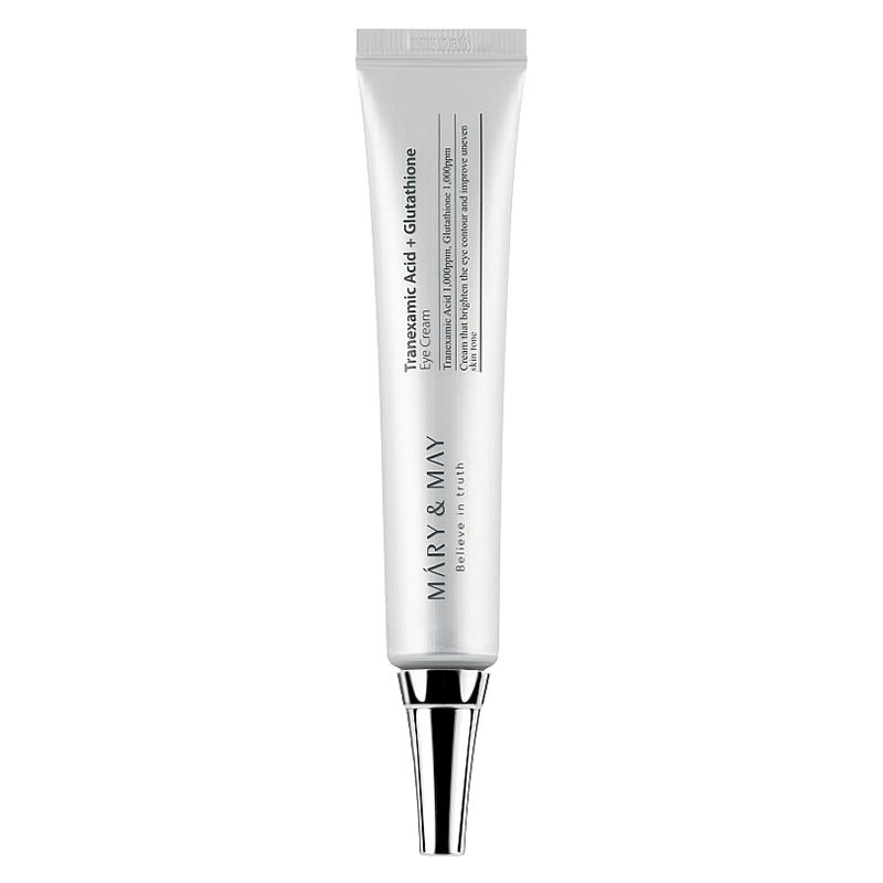 MARY & MAY TRANEXAMIC ACID + GLUTATHION EYE CREAM – 30ML | ماري اند ماي كريم العين بحمض الترانيكساميك + الجلوتاثيون – 30 مل