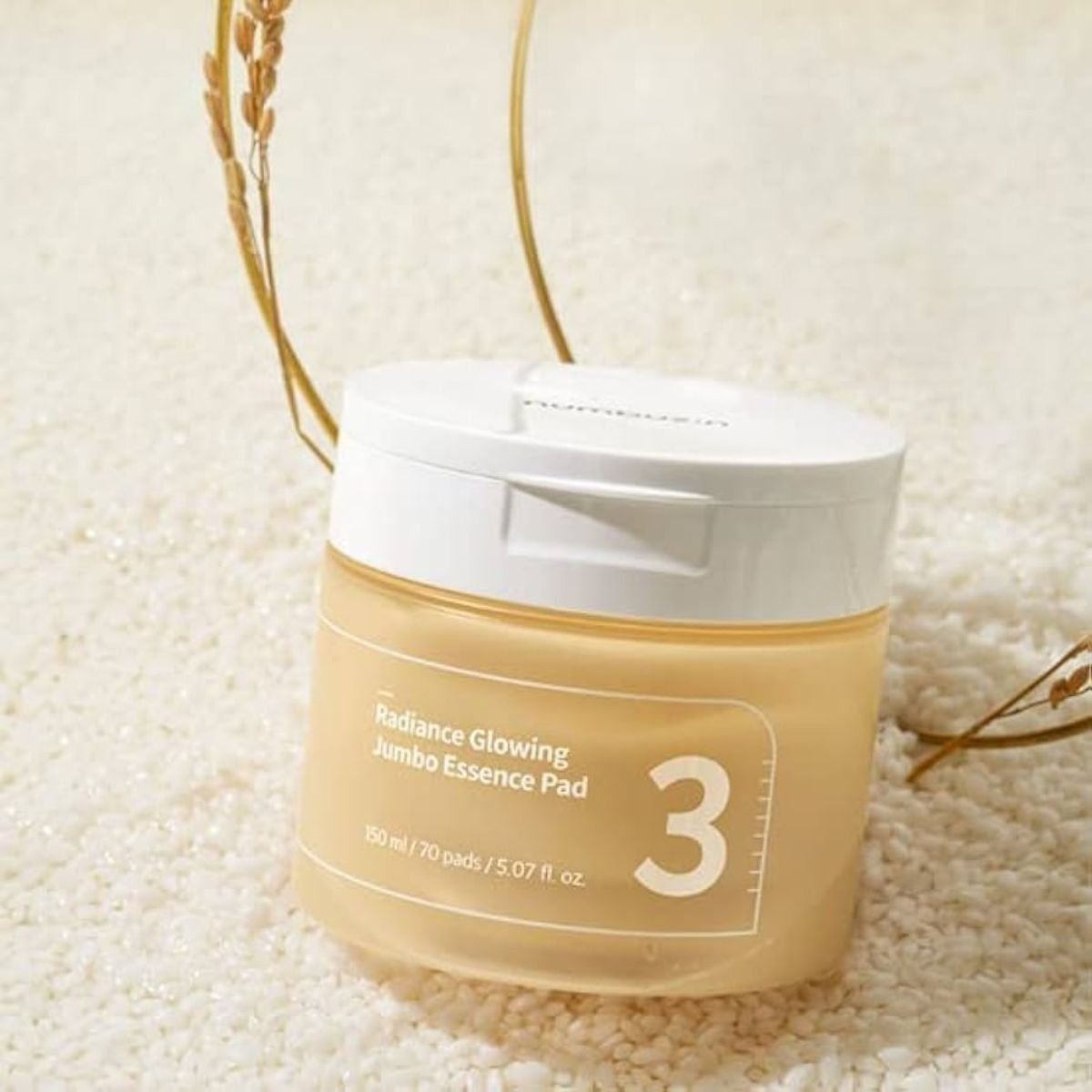 numbuzin – No.3 Radiance Glowing Jumbo Essence Pad مسحات تونر رقم 3 من نيمبوزين