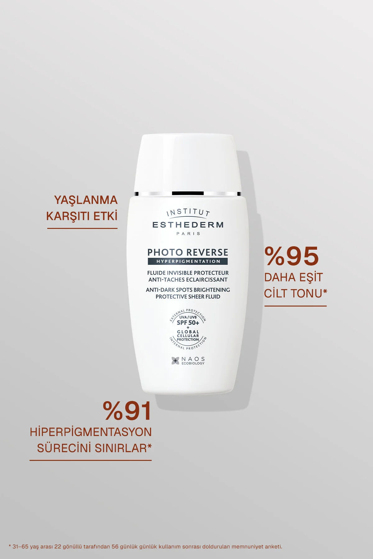 Institut Esthederm Photo Reverse Anti-Dark Spots Brightening SPF50+ Sheer Fluid  40ML