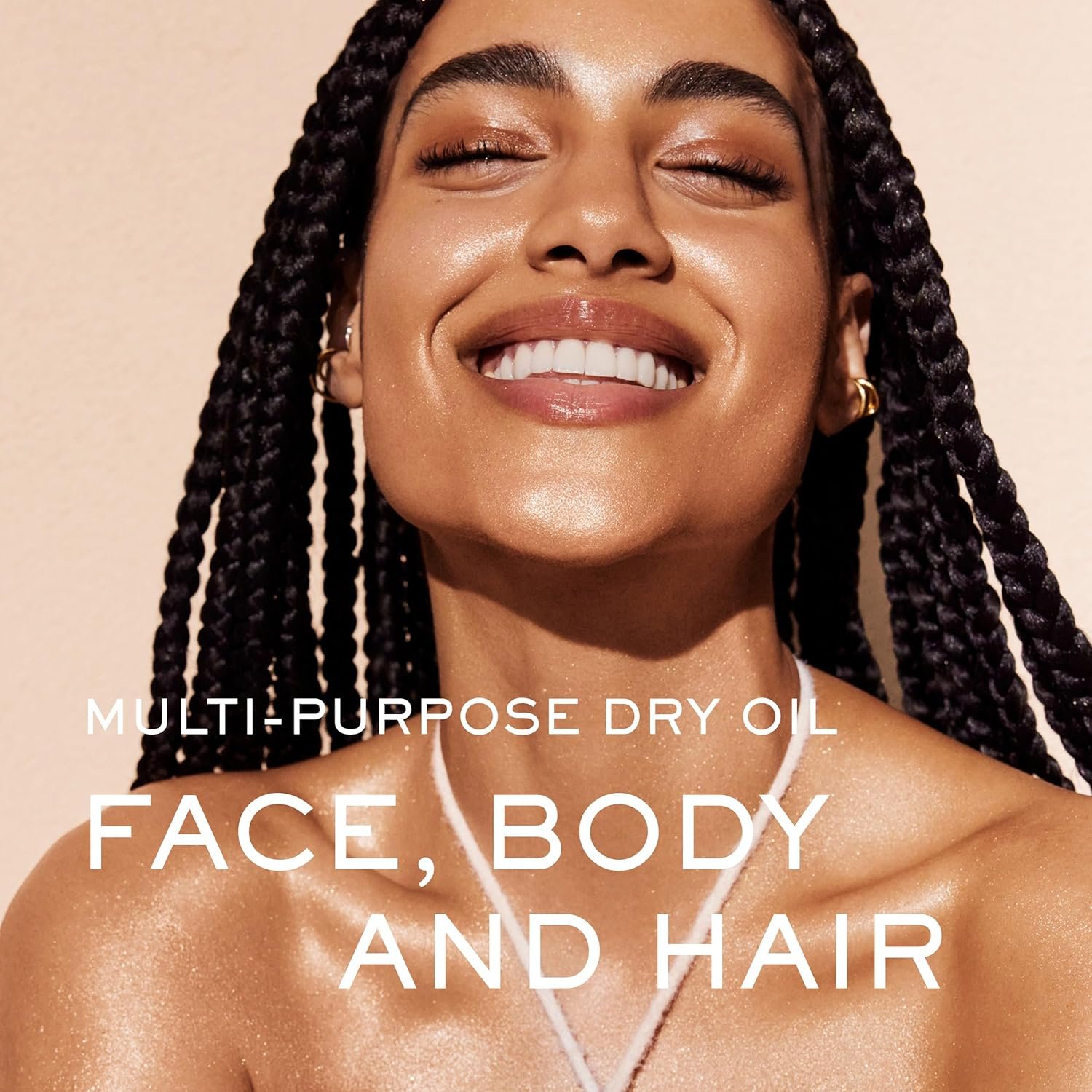 NUXE Huile Prodigieuse Shimmer Multi-Purpose Dry Oil – Luxurious Radiant Glow and Hydration for Face, Body & Hair 50ml