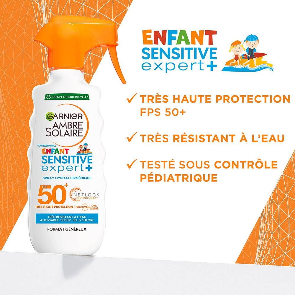 Garnier Ambre Solaire Crème solaire Spray Enfant Corps 270ml