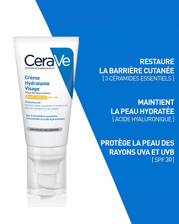 crème Hydratante Visage SPF30 كريم مرطب للوجه SPF30