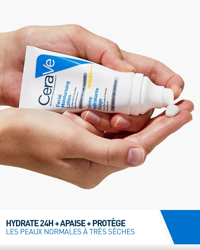 crème Hydratante Visage SPF30 كريم مرطب للوجه SPF30