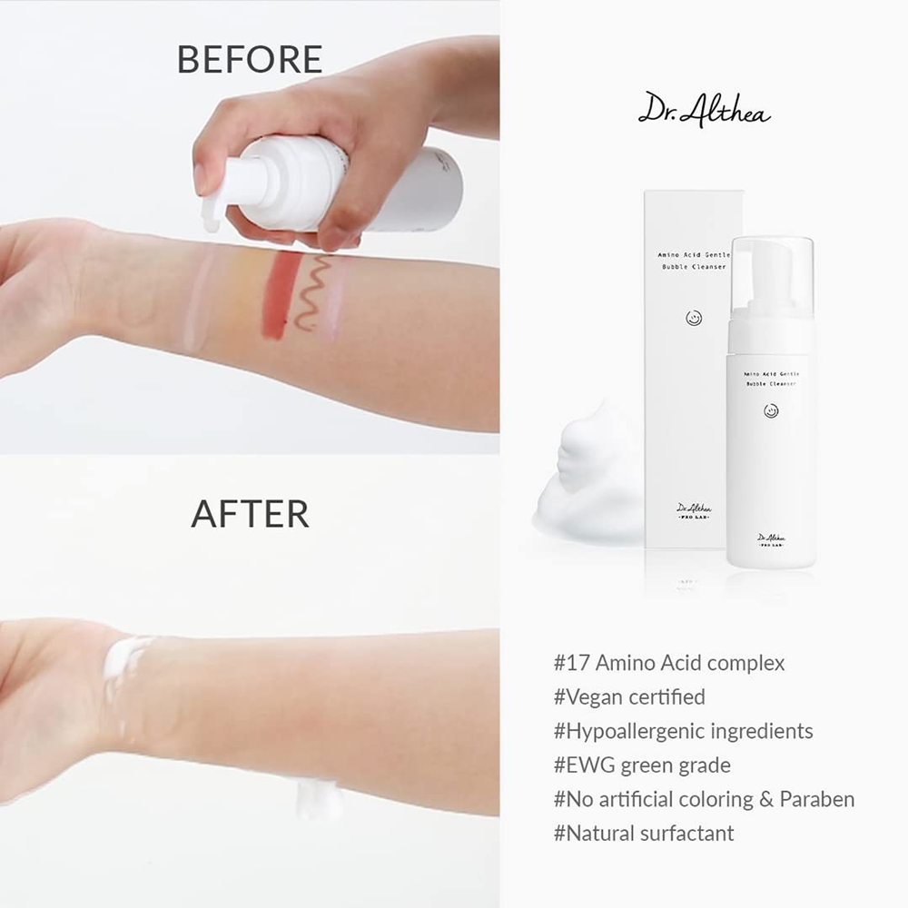 Dr.Althea Amino Acid Gentle Bubble Cleanser 140 ml  غسول الامينو اسيد من دكتور الثيا 140 مل