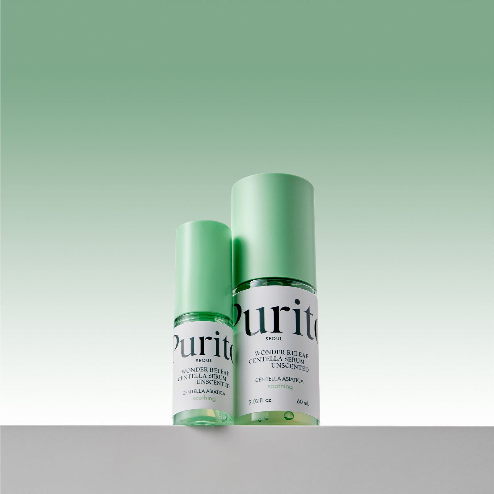 Purito Wonder Releaf  Centella Mini Kit Unscented  مجموعة بوريتو ووندر ريليف سينتيلا الصغيرة غير المعطرة