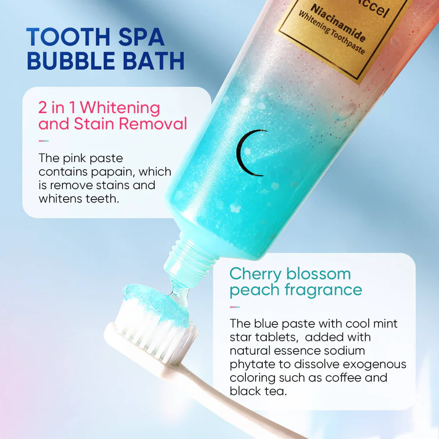 BodyAccel Dentifrice blanchissant a la niacinamide