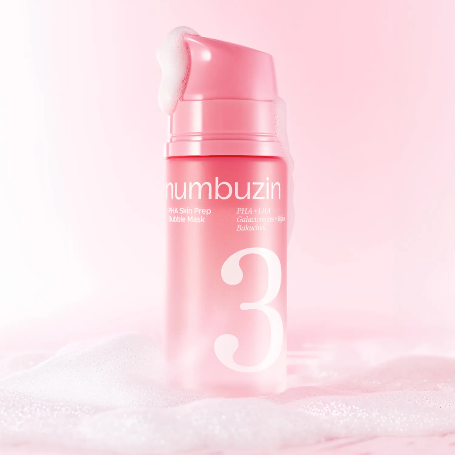 numbuzin No.3 PHA Skin Prep Bubble Mask 90ml