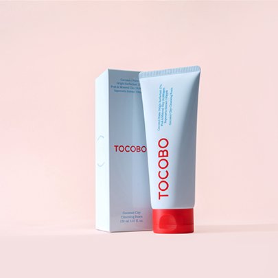 TOCOBO COCONUT CLAY CLEANSING FOAM غسول مقشر بالطين وجوز الهند