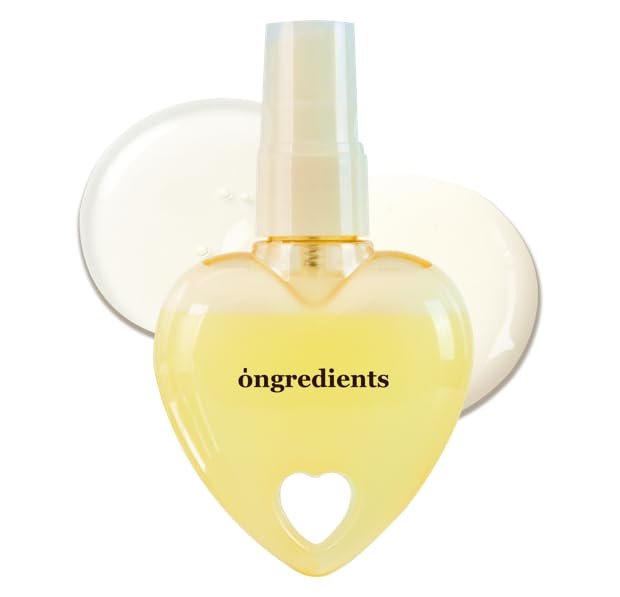 ONGREDIENTS Skin Barrier Glow Mist (Heart Edition), Dual-Layer Facial Mist, 98% Pure Glutathione, Multi-Peptide, Centella, Ultra-Fine Spray, Dry & Sensitive Skin, Korean Skin Care 1.69 fl. oz. / 50ml