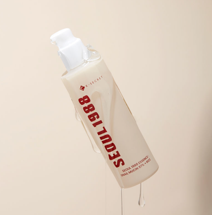 K-SECRET SEOUL 1988 Essence : Snail Mucin 97% + Rice موسين الحلزون 97% + أرز من كيه سيكريت