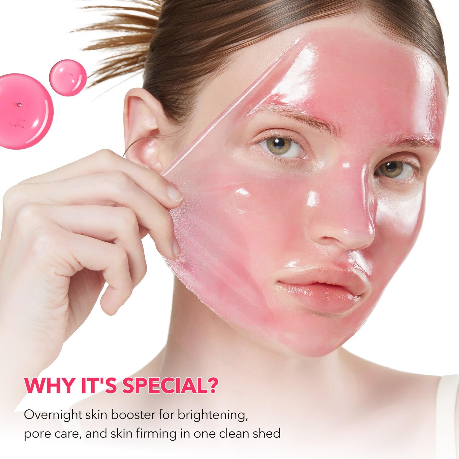 APRILSKIN TXA Niacinamide 99 Overnight Wrapping Mask | 99% High-Purity TXA+Niacinamide for Uneven Skin Tone | Overnight Skin Booster for Toning Care, Firming & Pore Care | 80ml,