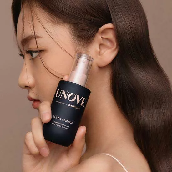 UNOVE Silk Oil Essence 70ml Tender Bloom سيروم مغذي مكثف للشعر التالف