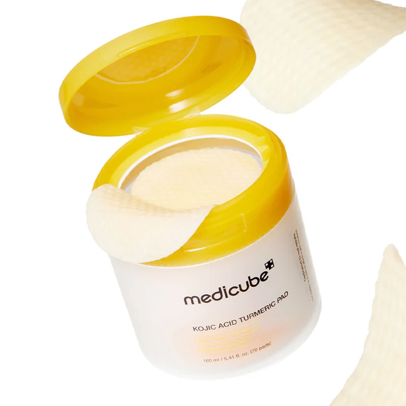 medicube Kojic Acid Turmeric Pads 70 pad ضمادة ميديكوبي بحمض الكوجيك والكركم