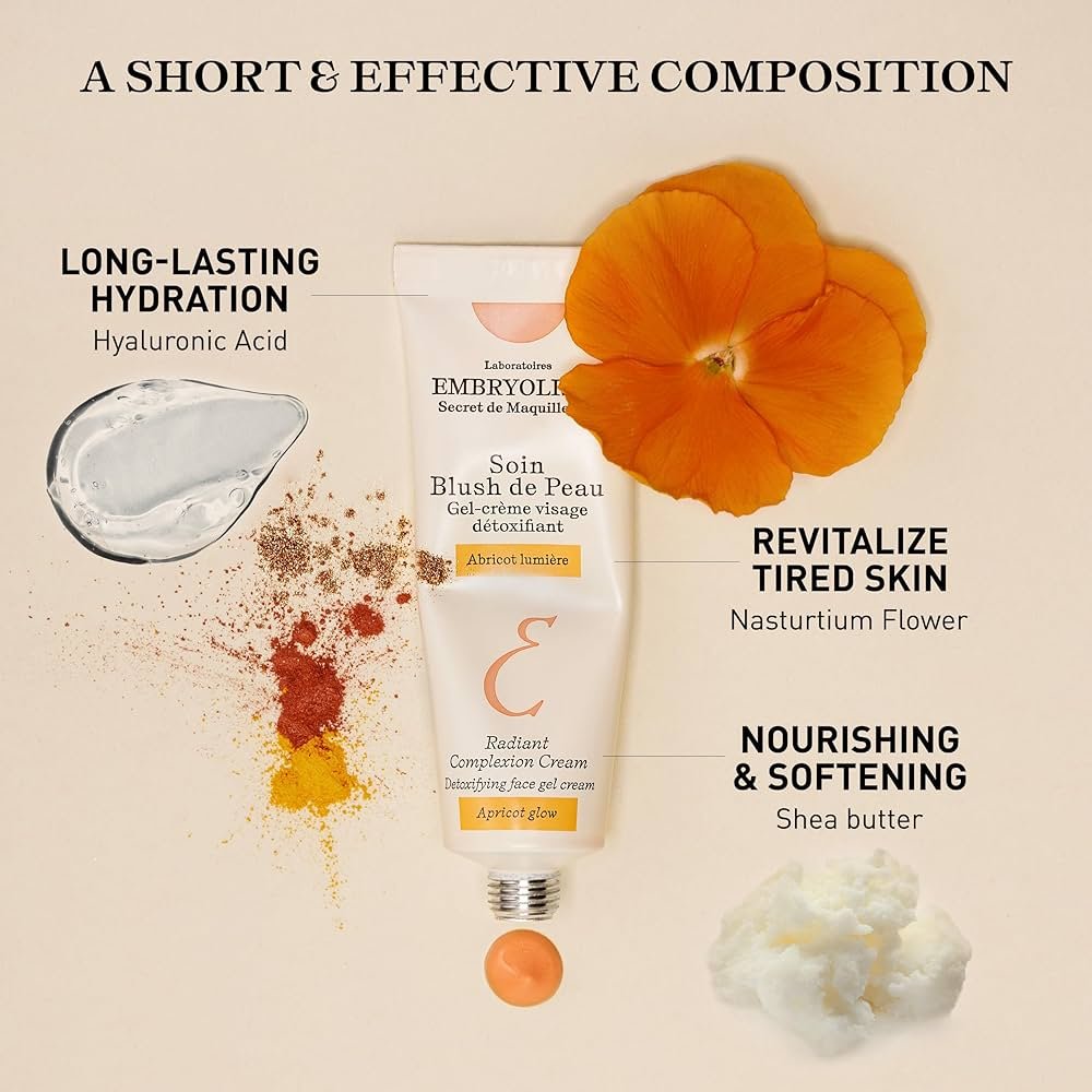 Embryolisse Soin Blush de Peau Abricot Lumière كريم بودرة خدود للعناية بالبشرة بلون مشمشي فاتح من امبريوليس